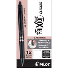 Pilot Frixion Clicker Erasable Gel Pens 1.0 Mm Black Pack Of 12