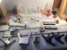 Chemistry Laboratory Equipment Mix Lot Spinal Needle Gauges Clamps Valve