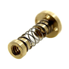 T8 Brass Anti Backlash Spring Loaded Nut For 8mm Acme Threaded Rod Ball Screw