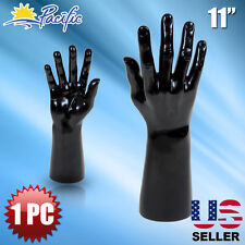 Male Black Mannequin Hand Display Jewelry Bracelet Ring Glove Stand Holder