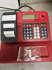 New Listingtested Casio Se G1 Electronic Cash Register Red With 2 Keys Boutique Till