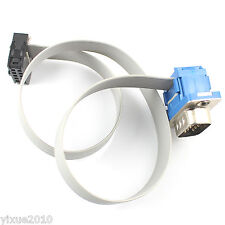 D Sub Db9 9pin Male Connector To Idc Female 10 Pin Flat Ribbon Cable Length 32cm