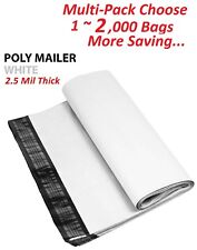 11000 Multi Pack 19x24 White Poly Mailers Shipping Envelopes Self Sealing Bags