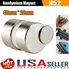 Super Strong Neodymium Disc Magnet Permanent Powerful Rare Earth Magnets 40x20mm