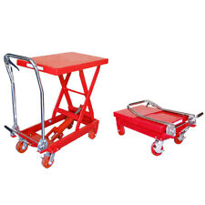 Hydraulic Table Lift Jack Cart Heavy Duty Mobile With 1000 Lb Capacity