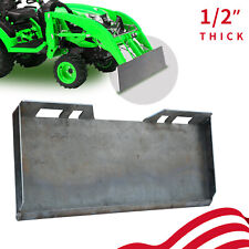 12 Quick Tach Attachment Mount Plate Heavy Duty Steel Front Loader Plate