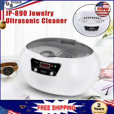 Ultrasonic Cleaner 600ml 50w 42khz Ultrasonic Washing Jewelry Glasses Manicur Us