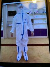Disposable Hazmat Suit With Hood Med Large Extra Large