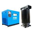 7.5hp 230v 3 Phase Rotary Screw Air Compressor With 60 Gallon Vertical Air Tank