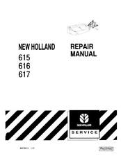New Holland 615 616 617 Disc Mower Service Manual