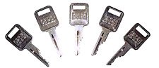 5 Oem Case Bobcat Heavy Construction Equipment Ignition Keys Backhoe Skidsteer