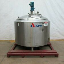 Apv Crepaco 500gal Insulated Stainless Steel Mixing Tank
