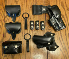 Vintage Lot Of Leather Police Duty Accessories Great Quality