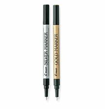 Pilot Gold And Silver Metallic Permanent Paint Markers Extra Fine Point 2pack