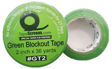Strong No Adhesive Residue Green Blockout Tape For Screen Printing 2 In X 36yard