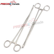 2 Pcs Of Sponge Forceps 10 Straight Amp Curved Body Piercing Kits Supplies Ins