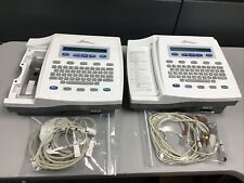 Burdick Atria 3000 Ecg Machine With Lead Cables Lot Of 2 Units With Cables