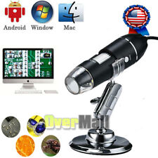 1600x 8 Led Usb Digital Microscope Endoscope Magnifier Camera Stand Kit
