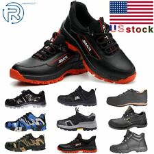 Mens Safety Work Shoes Outdoor Boots Steel Toe Sole Breathable Sneakers Us7 11