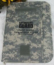 New National Guard Tactical Camo Binder Padfolio Notebook Portfolio Organizer