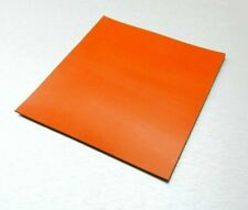 Silicone Rubber Pad High Temp Solid Redorange Grade Sheet 6 X 6 X 18
