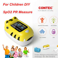 Contec Color Child Fingertip Pulse Oximeter Pediatric Spo2 Pr Heart Rate Monitor