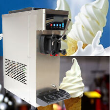 Single Flavor Soft Serve Ice Cream Machine Pre Cooling Ice Cream Cone Maker 110v