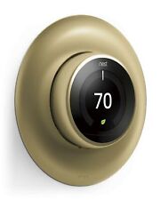 Google Nest Learning Thermostat Wall Plate Cover Elago Brass