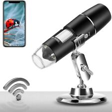 Portable Mini Wireless Digital Microscope Usb 1000x Wifi 8 Led Lights Magnifiers