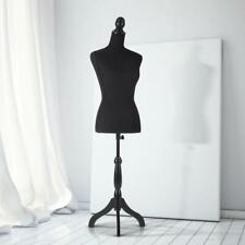 Black Female Mannequin Torso Dress Form Tripod Stand Clothing Display New