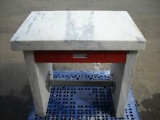 35 X 24 X 31 Tall 3 Thick Slab Marble Vibration Isolation Table With Drawer