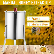 48 Frame Manuel Honey Extractor Spinner Beekeeping Equipment Stainless Steel