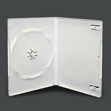 25 Standard 14mm Single Cd Dvd White Storage Case Box