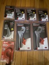 Assorted Ridgid And Milwaukee Pipe Cutters 8 Pieces