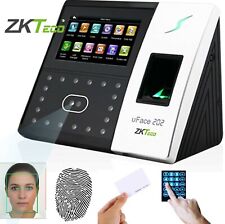 Zkteco Fingerprint Uface202 Time Attendance Biometric Battery Employer Clock Zk