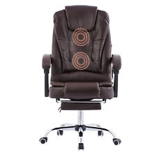 Executive Office Chair Recliner Massage Chair Adjustable Gaming Chair W Footrest