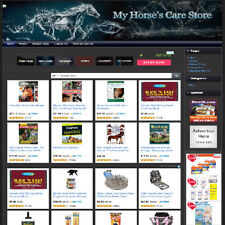 Horse Care Home Based Store Fully Functionally Online Business Website For Sale