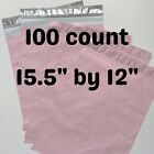 Light Pink Strong Poly Mailer Bag 15.5 12 Boutique Shipping Mailing Supplies