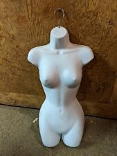 Clothing Form Hanging Female Display Torso Fits 5 To 10 Mannequin White Hollow