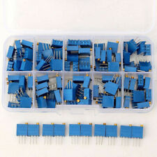3296w Multi Turn 3296 Trimmer Potentiometer Variable Resistor Assorted Kit Box