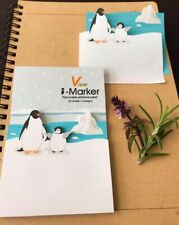 50 Pack Of Penguiniceberg Sticky Note Reminder Pad Memo Stickers Stationary