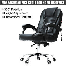 Swivel Massage Office Chair Executive Office Desk Reclining Computer Gaming Fhv