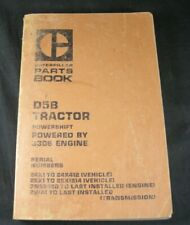 Caterpillar D5b Powershift Tractor Parts Manual Book Catalog List Sn 24x Cat