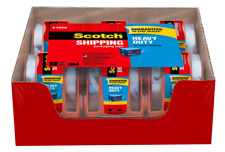 Scotch 142 6 6 Rolls Heavy Duty Shipping Packaging Tape 188 Inch X 800 Inch