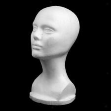 1 Pc 12 Female Foam Mannequin Head Model Wig Glasses Hat Display Stand