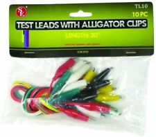 20pcs 19 Test Leads Set Jumper Wire With Alligator Clips Us Free Shipping