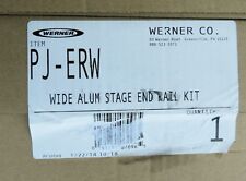 Werner Pj Erw Wide Aluminum Pump Jack Stage End Rail Kit For Scaffolding New