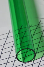 1 Pc 2 Od X 1 34 Id X 12 Inch Long Clear Green Acrylic Plexiglass Lucite Tube