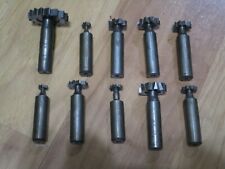 10 Good Used Woodruff Keyway Key Seat Cutters Machine Cutting Tools Usa Lot D