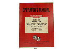 Kearney Trecker Milwaukee Csm Ck Ch Milling Machine Operators Manual 129